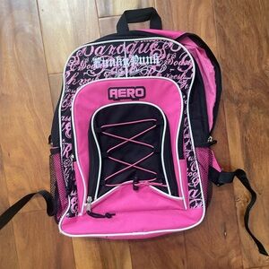 Aero Pink and Black Backpack